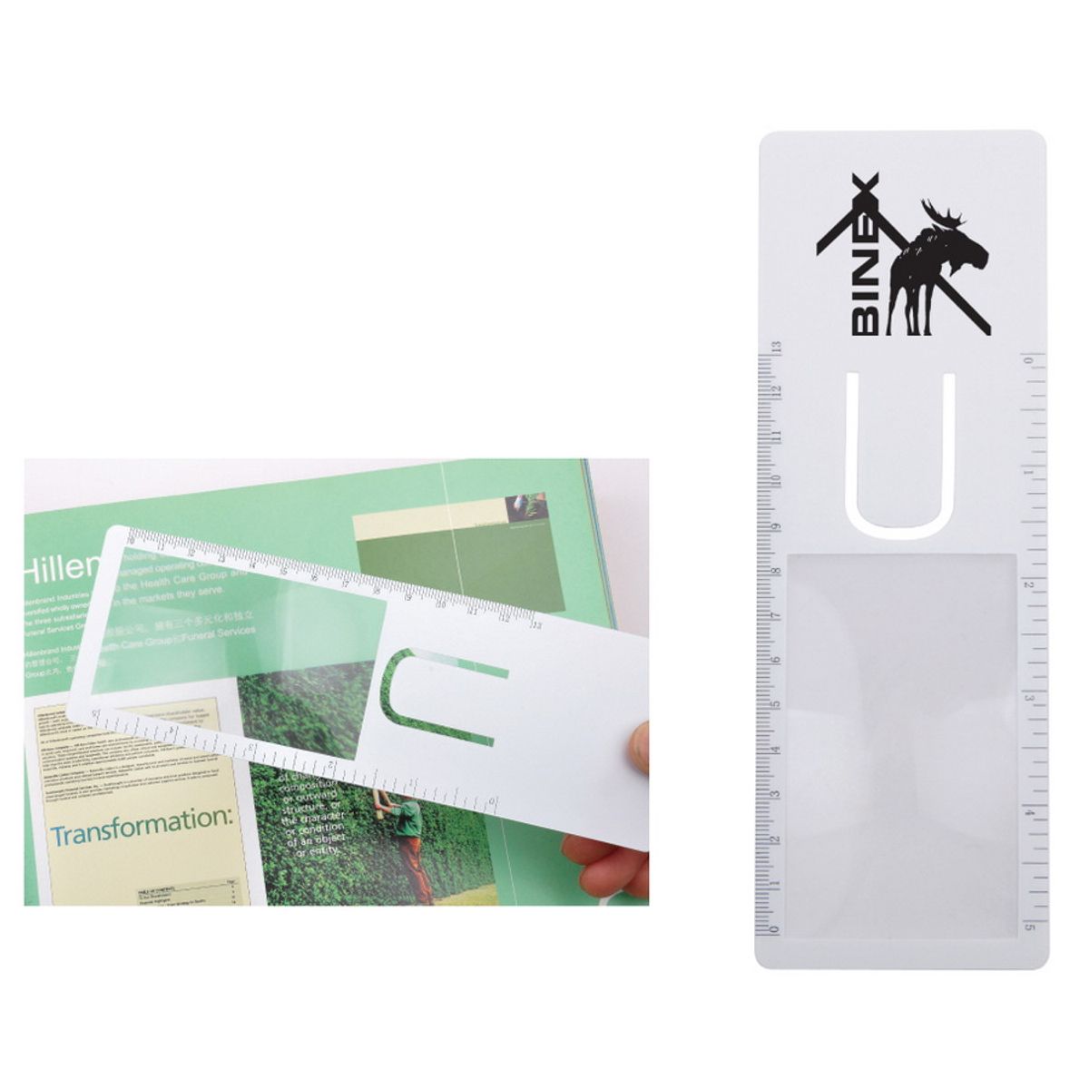 Custom Printed Promotional Big Bookmark Magnifier NZ - Custom Gear