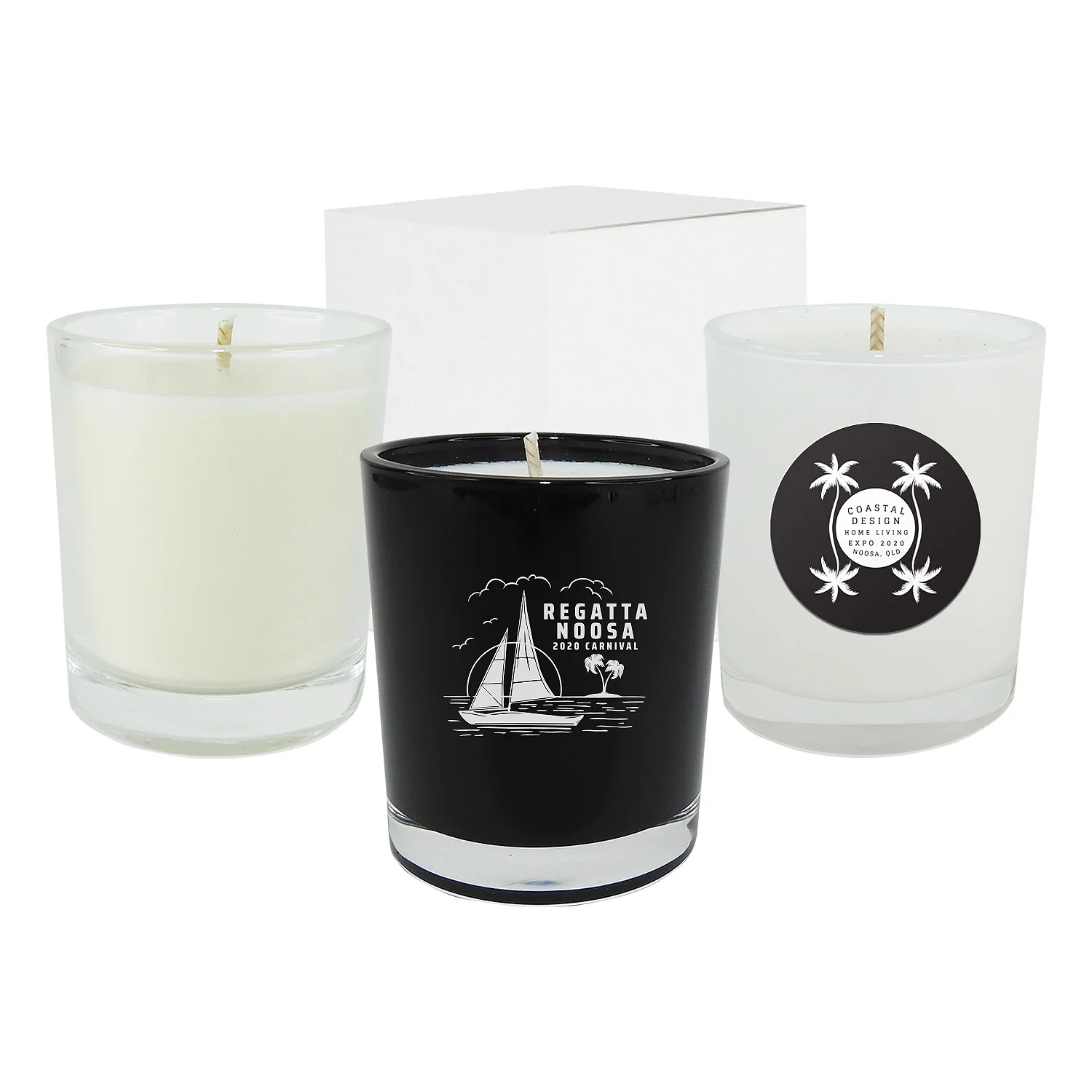 Medium Glass Candle 180g