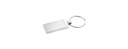Wave Metal Key Ring