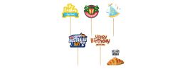 Pack of 100 Custom Sticker Toothpicks