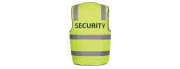JB's HV (D+N) Safety Vest Print Security