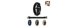 3 in 1 Emergency Survival Bracelet with Whistle and Compass, Survival Kit