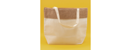 The Brooke Jute and Cotton Cooler Bag