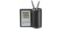 PU desk organiser and clock Millie