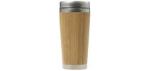 Bamboo and stainless steel travel cup Sabine