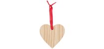 Wooden Christmas ornament Heart Einar