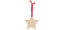 Wooden Christmas ornament Star Caspian