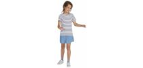 Miles Kids' Round Neck Striped T-shirt