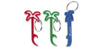 Palm Tree Bottle Opener Key Ring