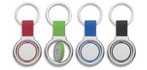 Circular Metal Spinner Key Ring