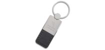 Metal Leatherette Key Ring