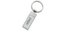 Rectangle Metal Key Ring