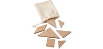 Natural wooden tangram puzzle Ulrike