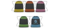 Striped Drawstring Sports Pack