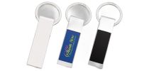 Two Tone Rectangle Key Tag