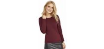 Majestic Women's Round Neck Long Sleeve T-shirt