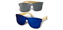 Ryder Mirror Lens Sunglasses - Bamboo