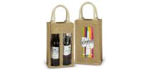 Serena Jute Double Wine Carrier