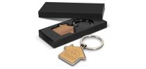 Santo House Shaped Key Ring