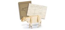 BRANDCRAFT Cow Wooden Model