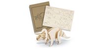 BRANDCRAFT Triceratops Wooden Model