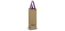 Wine Ribbon Handle Paper Bag