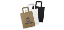 Medium Flat Handle Paper Bag Portrait