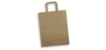 Large Flat Handle Paper Bag Portrait