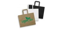 Large Flat Handle Paper Bag Landscape