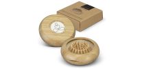 NATURA Bamboo Folding Brush and Mirror
