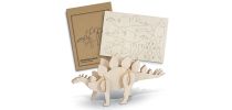 BRANDCRAFT Stegosaurus Wooden Model
