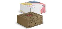 Die Cut Box with Locking Lid - 167x167x83mm