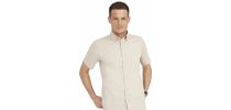 Brooklyn Short Sleeve Cotton Twill Men's Shirt