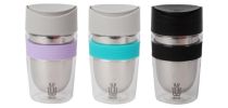 Double Wall Reusable Travel Cup Tritan and Stainless Steel 
