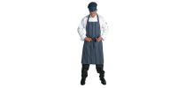 Pinstripe Full Bib Apron - No Pocket