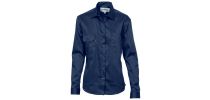 Ladies Cotton Drill Work Shirt - Long Sleeve