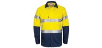 DNC Paton Saint Flame Retardant 2 Tone Cotton Shirt with 3M F/R Tape - L/S