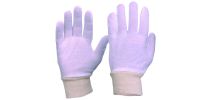Interlock Poly/Cotton Liner Knit Wrist Gloves