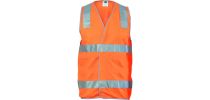 Day/Night Safety Vest with Hoop & Shoulder Generic R/Tape