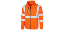 Hi Vis CSR Taped X Back Softshell Jacket