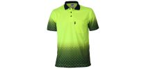 HiVis Sublimated Diamond Plate Polo