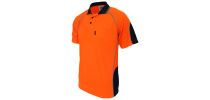 Hi-Vis Semicircle-piping Polo