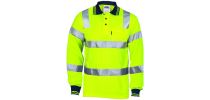 HiVis Biomotion Tapped Polo Long Sleeve