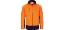 HiVis 2 Tone Full Zip Fleecy Sweat Shirt With 2 Side Zipped Pockets