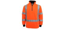 HiVis "X" back & Biomotion taped Polar Fleece