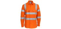 HiVis L/W CSR R/Tape VIC Rail Shirt- Long Sleeve