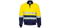 HiVis Two Tone D/N Cotton Bomber Jacket with CSR R/tape