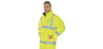 HiVis D/N Breath abl e Rain Jacket with 3M R/Tape