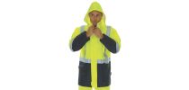 HiVis Two Tone Light weight Rain Jacket with CSR R/Tape
