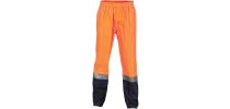 HiVis Two Tone Light weight Rain pants with CSR R/Tape